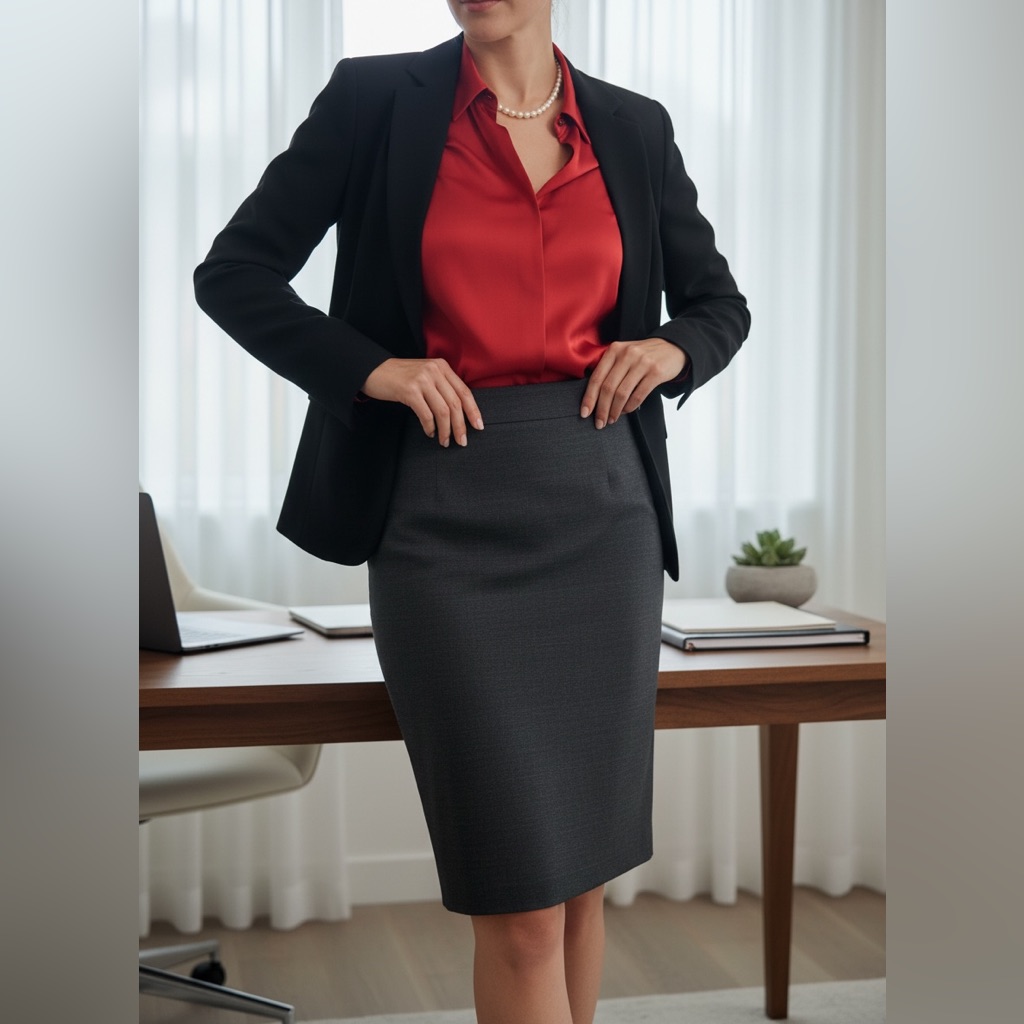 Allsaints Euphoria Pencil Skirt Charcoal Office Wear Size 8